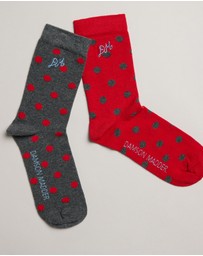 Damson Madder - 2-Pack Calf Socks