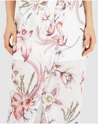 Amelius - Blushing Orchid Midi Dress