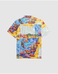 Polo Ralph Lauren - Andy Camp SS Button Front Shirt - THE ICONIC EXCLUSIVE - Kids-Teens