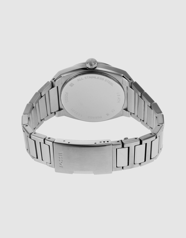 Fossil - Everett Silver-Tone Analogue Watch FS5822