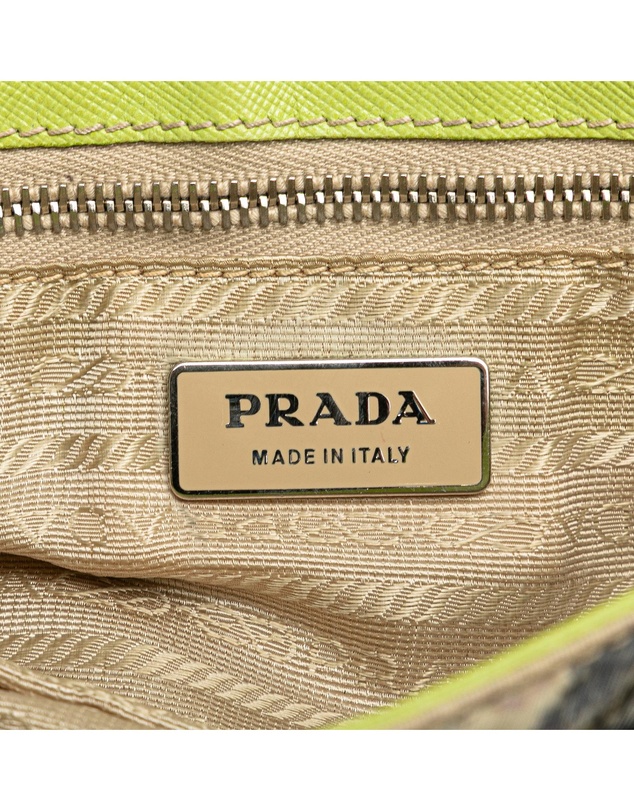 Pre-Loved by Azura Reborn - Pre-Loved prada Printed Crossbody Bag with Adjustable Shoulder Strap and Buckle Closure