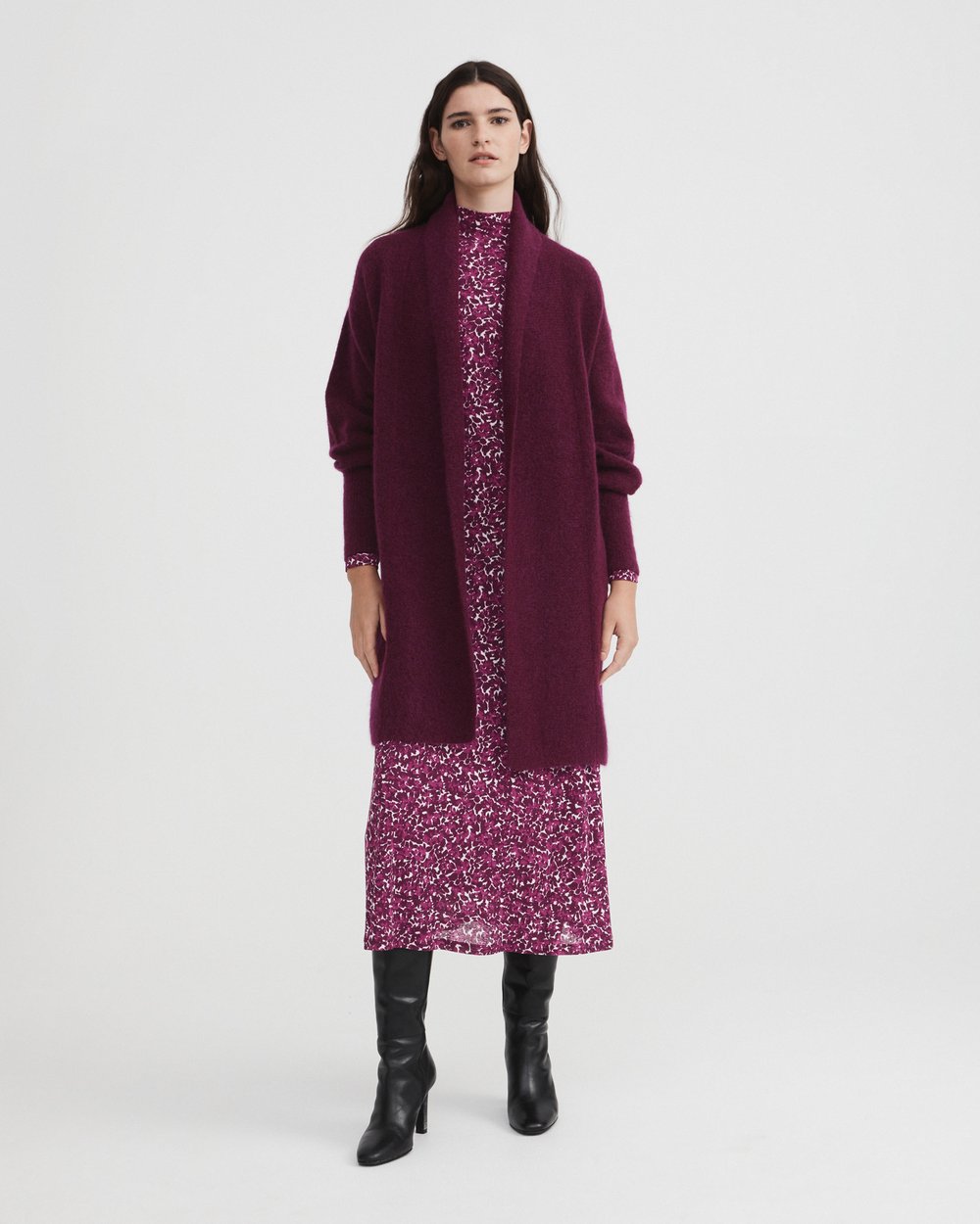 Mohair Knit Cardigan by Witchery Online | THE ICONIC | Australia