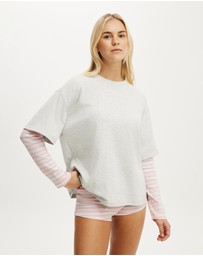 Cotton On Body - Oversized Layered Long Sleeve