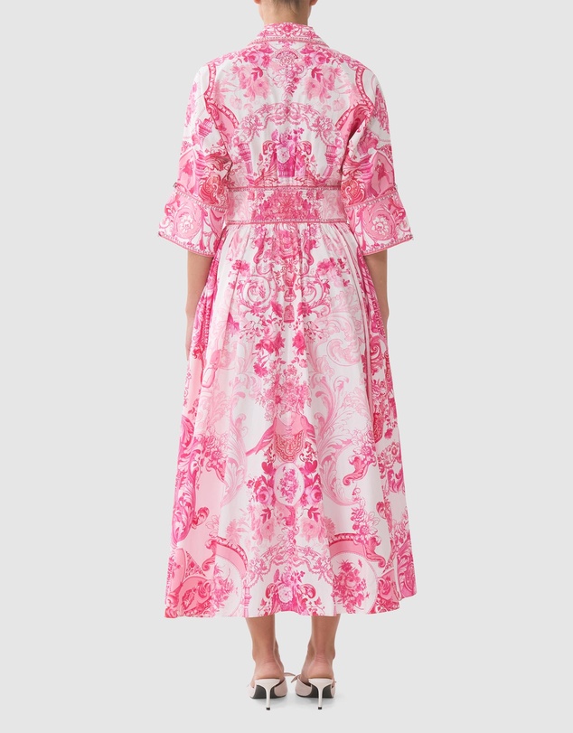 Camilla - Shaped Waistband Midi Dress
