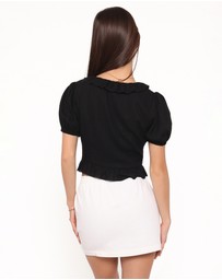 Petal & Pup - Andra Top - Black