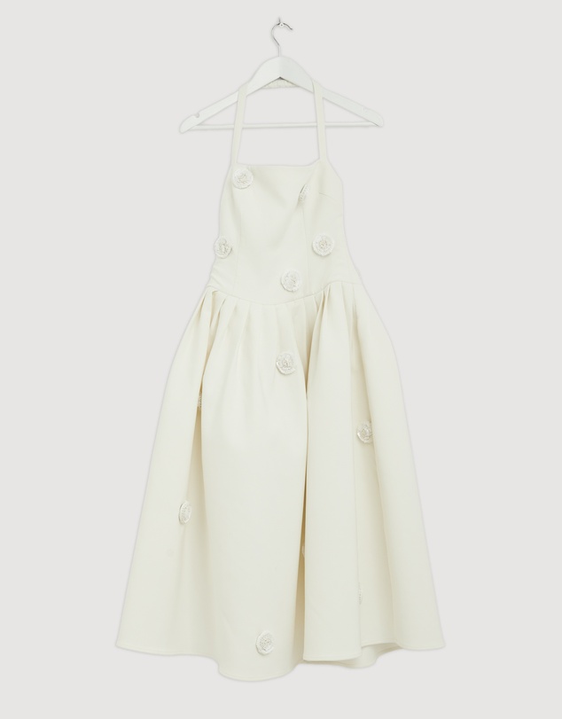Revibe - Repaired BY JOHNNY. Anita Spot Halter Dress - AU 8