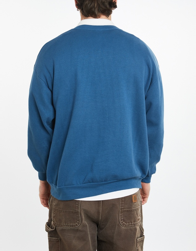 Vintage by The Real Deal - Pre Loved - 90s Cat Collared Sweatshirt