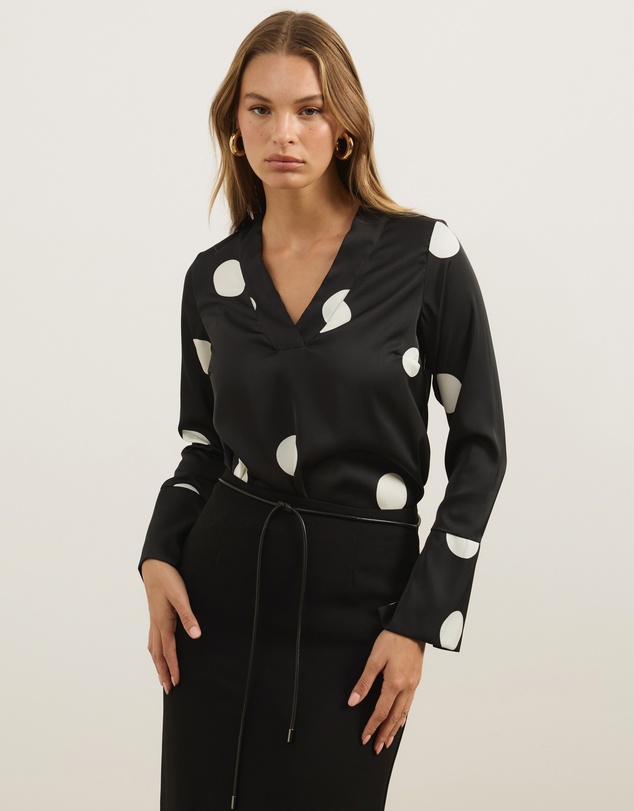 Atmos&Here - Nara Polka Dot Blouse