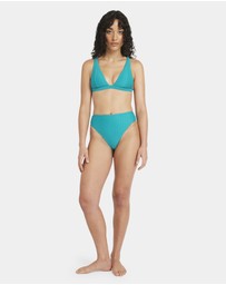 RVCA - Womens Pucker High Rise Bikini Bottom