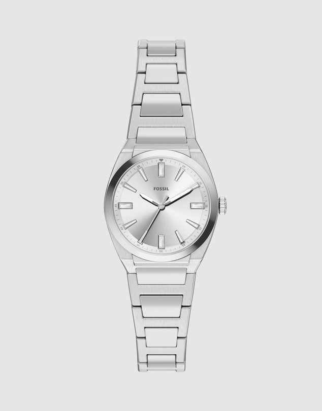 Fossil - Everett Silver Tone Analogue Watch