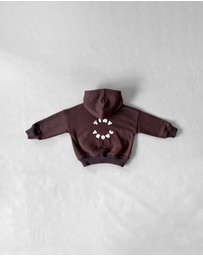 Tiny Trove - Sporty Puff Print Cotton Hoodie Tracksuit Set - Babies-Kids