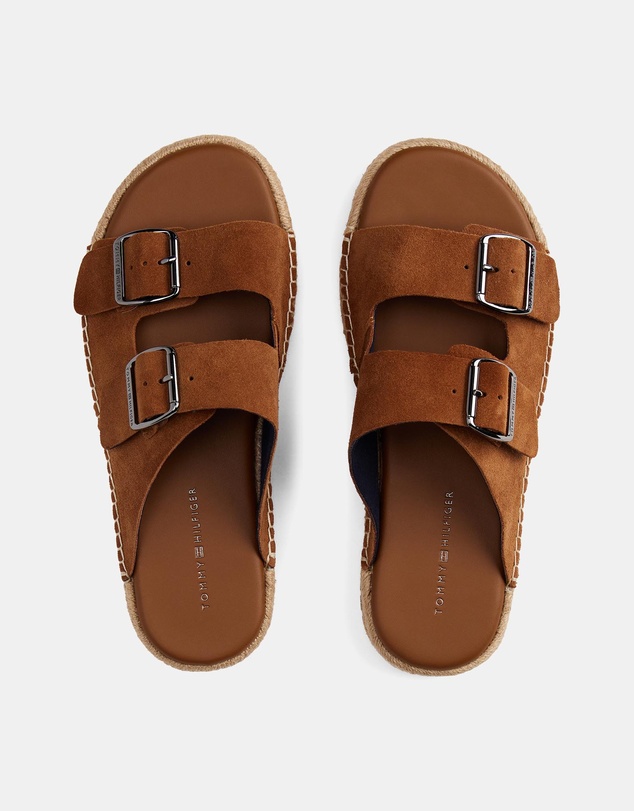 Tommy Hilfiger - Flex Jutte Hilfiger Suede Sandals - Men's