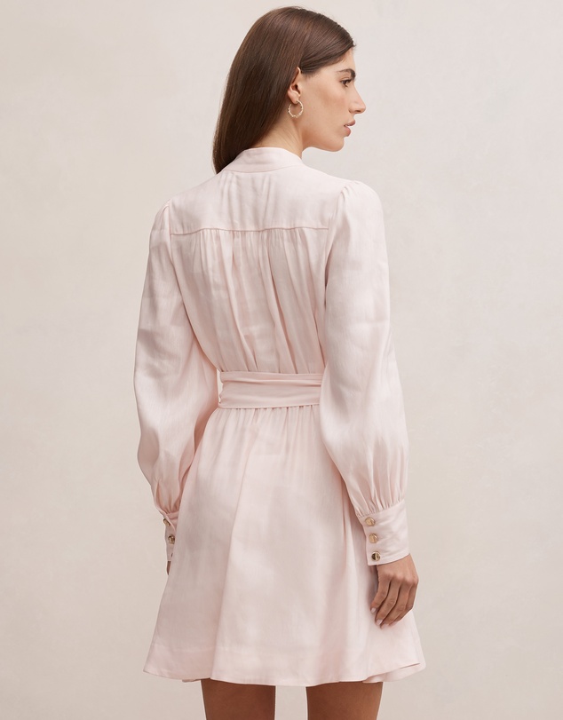 Forever New - Elari High Neck Button Mini Dress