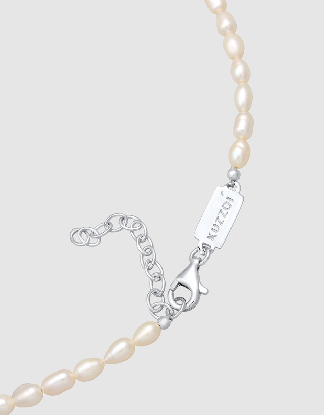 Kuzzoi - ICONIC EXCLUSIVE - Shell Pearl Necklace with Sterling Silver Closure