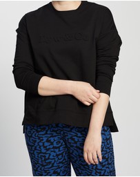 Love Your Wardrobe - Lyw & Co Embossed Sweat