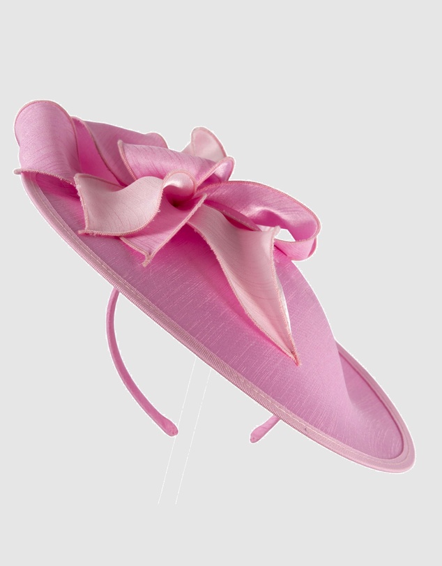 Max Alexander - Hot Pink Plate Racing Fascinator