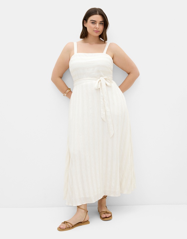 City Chic - Sundaze Stripe Maxi Dress