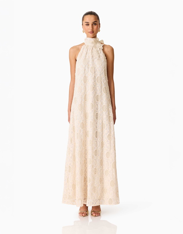 Elliatt - Vessia Halter Neck Maxi Dress