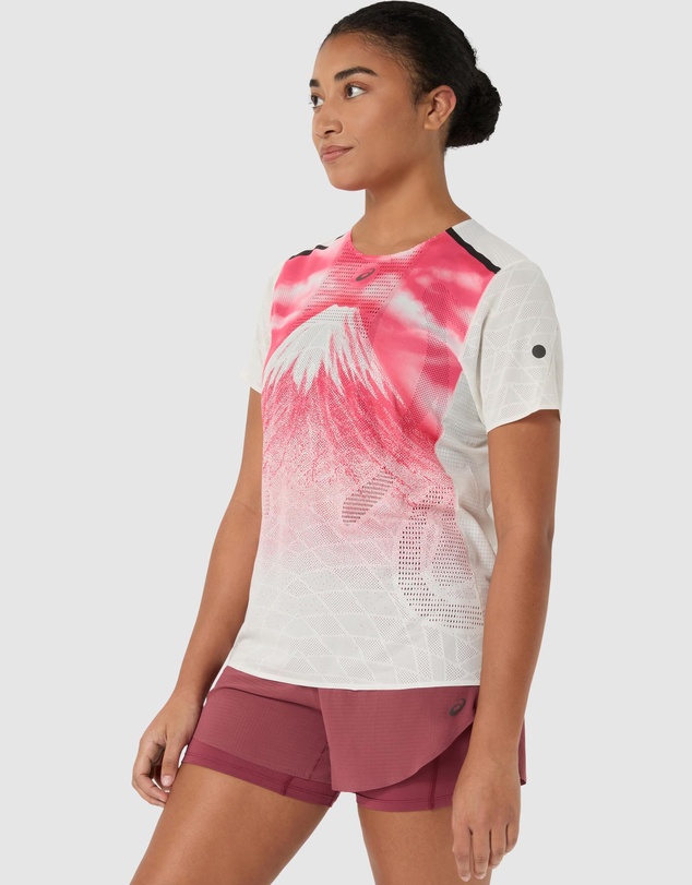 ASICS - Fujitrail Elite Graphic Short Sleeved Top - Women's