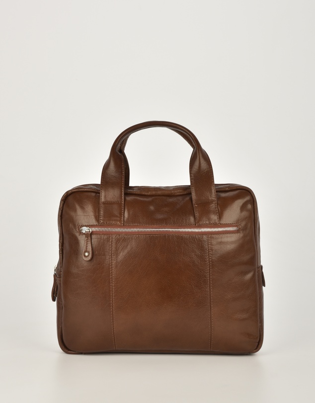 Cobb & Co - Turner Leather Laptop Satchel