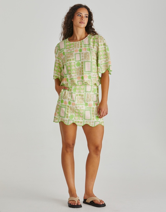 Sass - Emmett Shell Scallop Top