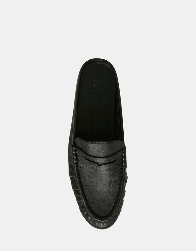 Steve Madden - Rafe Black Leather Loafers