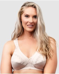 Naturana - Comfortable Wide Strap Plus Size Wirefree Bra