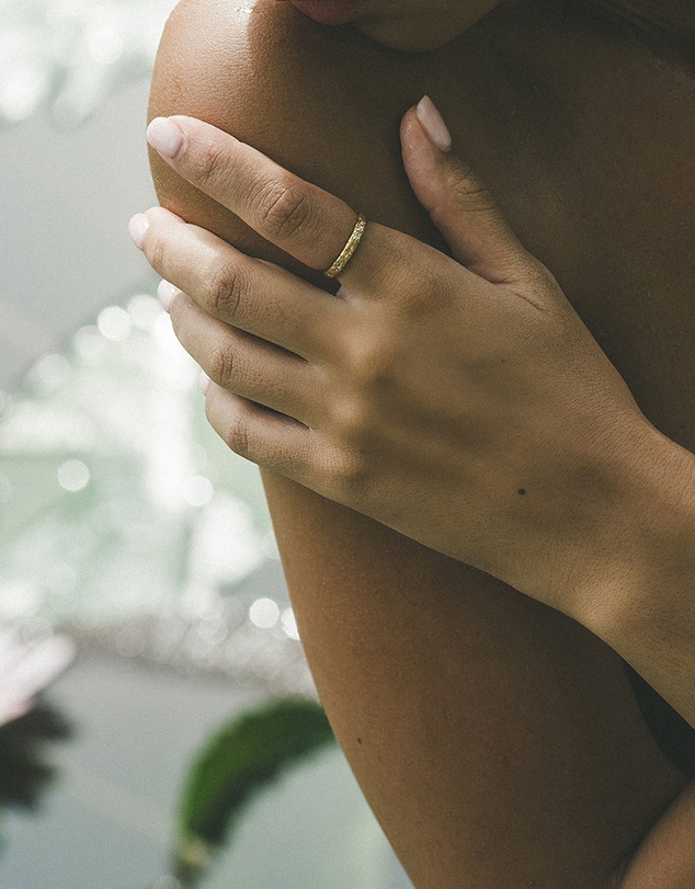 Haze & Glory - ICONIC EXCLUSIVE - Ring Reach For The Stars 925 Sterling Silver Gold-Plated