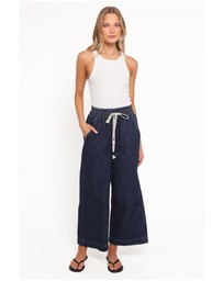 Petal & Pup - Jenni Wide Leg Pant - Indigo Wash