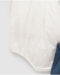 Purebaby - Classic Shirt & Overall Set - Babies-Kids