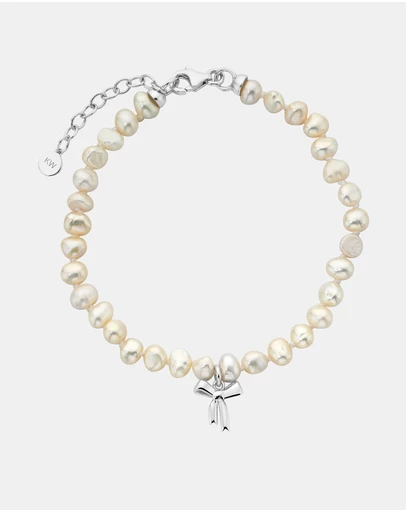Karen Walker - Petite Bow with Pearls Bracelet