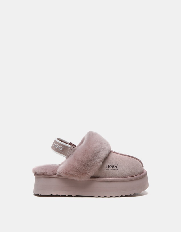 EVERAU - Australian Shepherd Ugg Muffin Platform Cow Suede Upper House Shoes