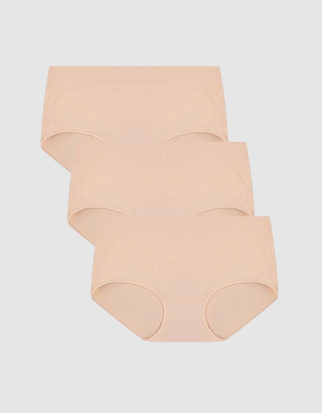 B Free Intimate Apparel - Sleek Midi Brief - 3 Pack