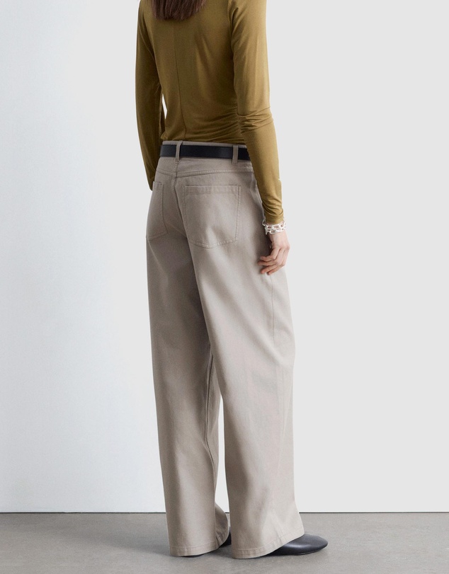 & Other Stories - Wide-Leg Twill Trousers