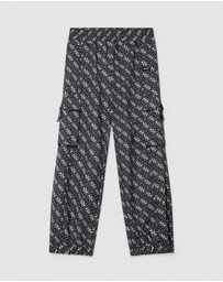 GUESS - Logo Poly Peach Cargo Pants