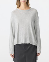 Bassike - Slouch Superfine Long Sleeve T-Shirt