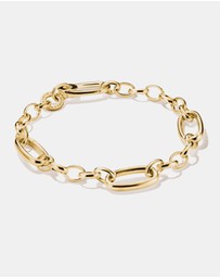 THOMAS SABO - THOMAS SABO Charm bracelet with three Connect links Gold