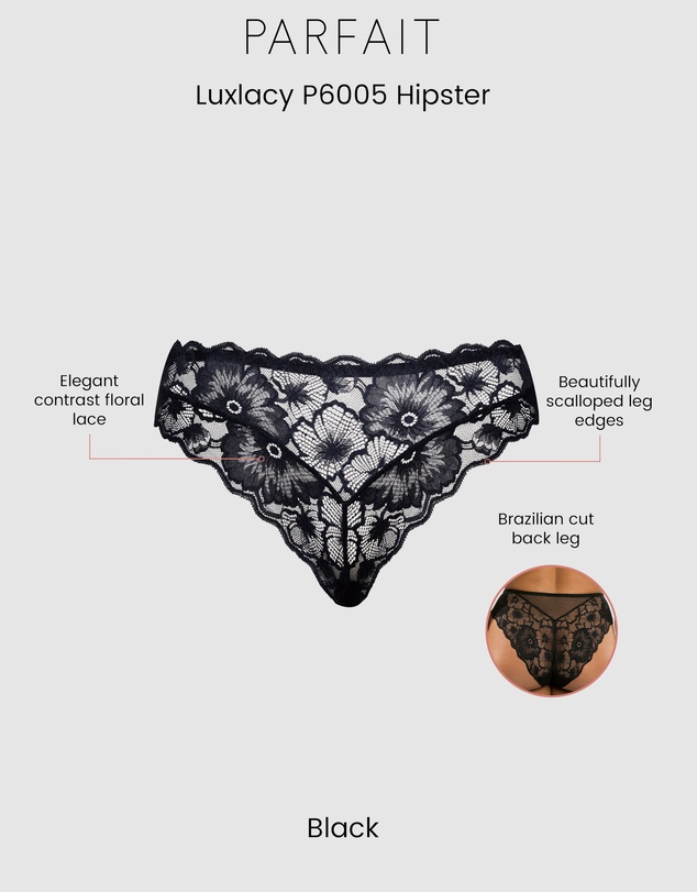 Parfait - Luxlacy High Cut Lace Brief
