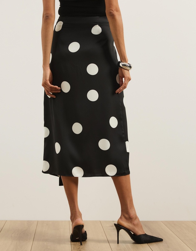 Atmos&Here - Nara Polka Dot Midi Skirt