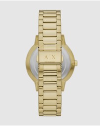 Armani Exchange - Armani Exchange Gold Watch AX7144SET
