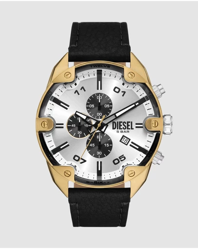 Diesel - Spiked Black Chronograph Watch