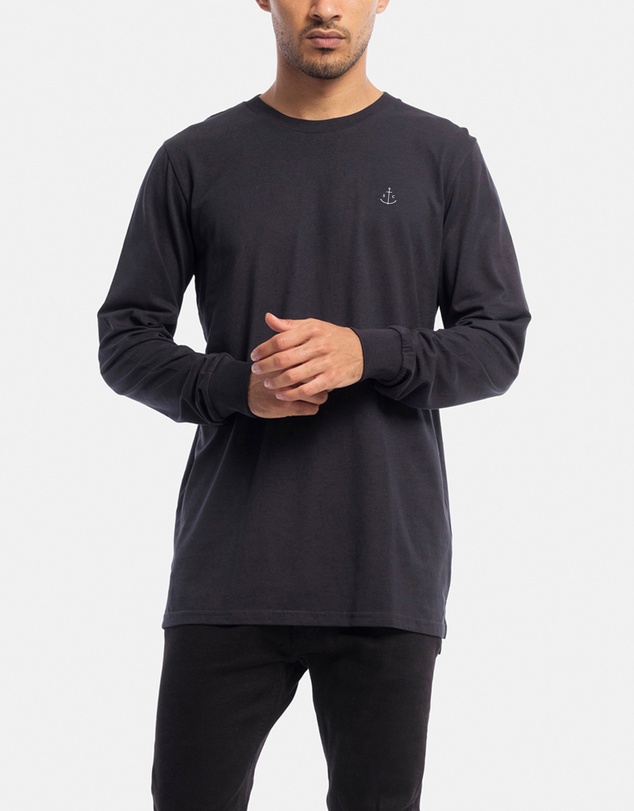 Stock & Co. - Stock & Co Anchor Embroidery Long Sleeve Tee