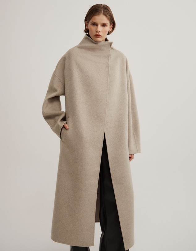 Witchery - Funnel Wrap Neck Coat