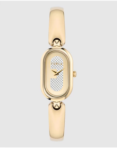 Furla - Ooh Gold-Tone Bangle Bracelet Watch