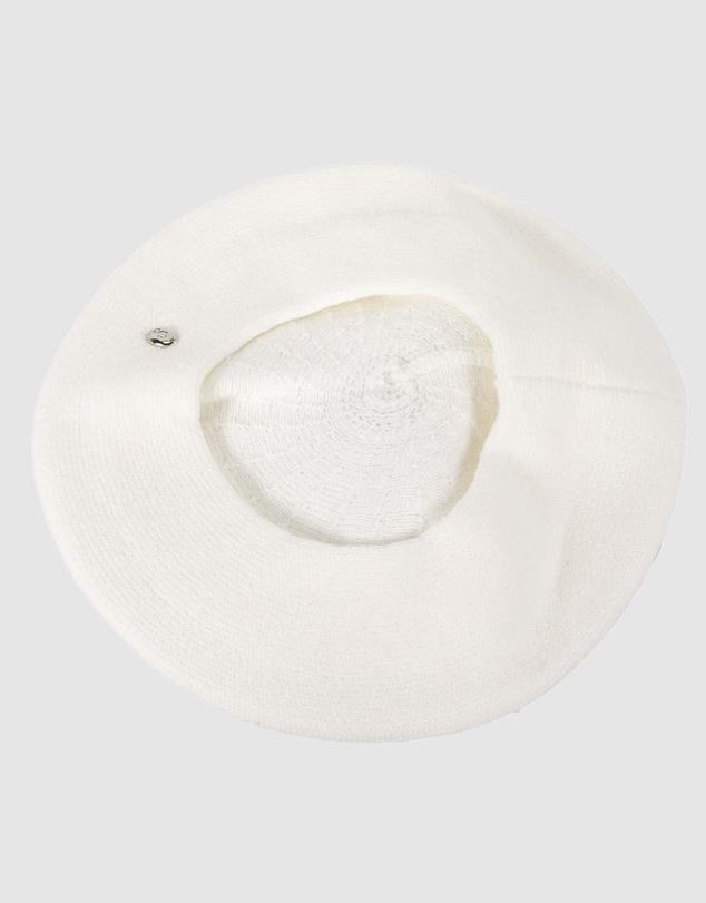 Max Alexander - European Made Cream Soft Wool Beret