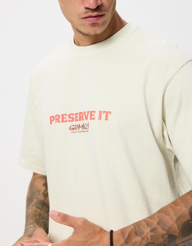 Gramicci - Footprints Tee Pigment Dyed