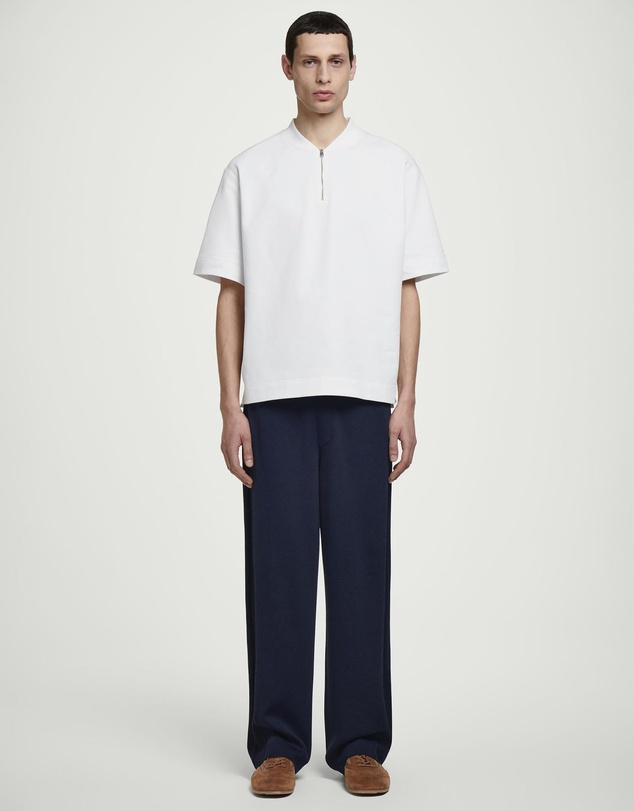 COS - Half-Zip Cotton T-Shirt