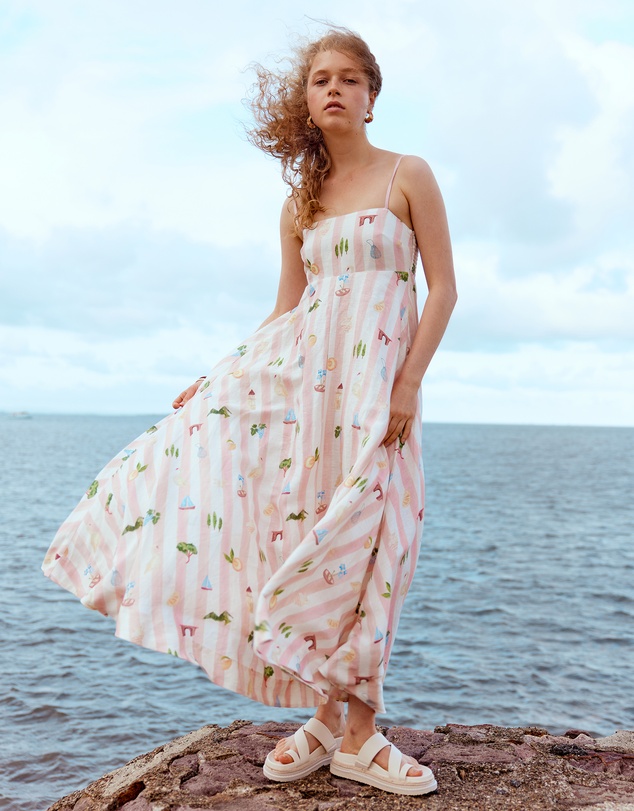 SMWR. by The Somewhere Co - Boat Days Maxi Dress