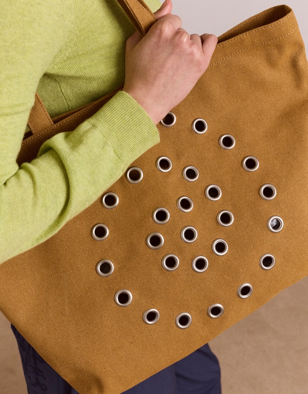 Damson Madder - Raine Swirly Eyelet Tote Bag