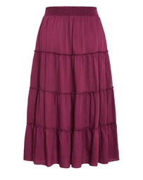City Chic - Boho Tiered Maxi Skirt